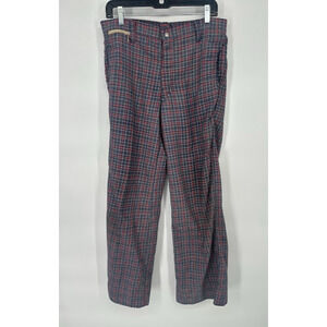 Vintage Chess‎ King Mens Plaid Pants Size 30 x 33 Retro Preppy Academia Nerdy